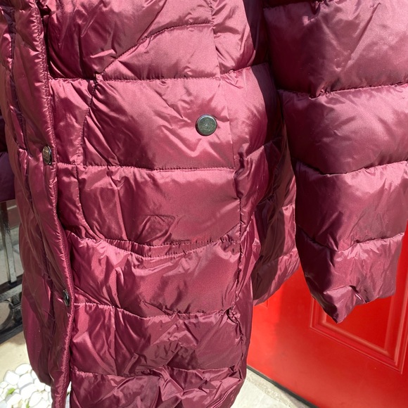 Basler Down Coat Burgundy - Picture 3 of 6